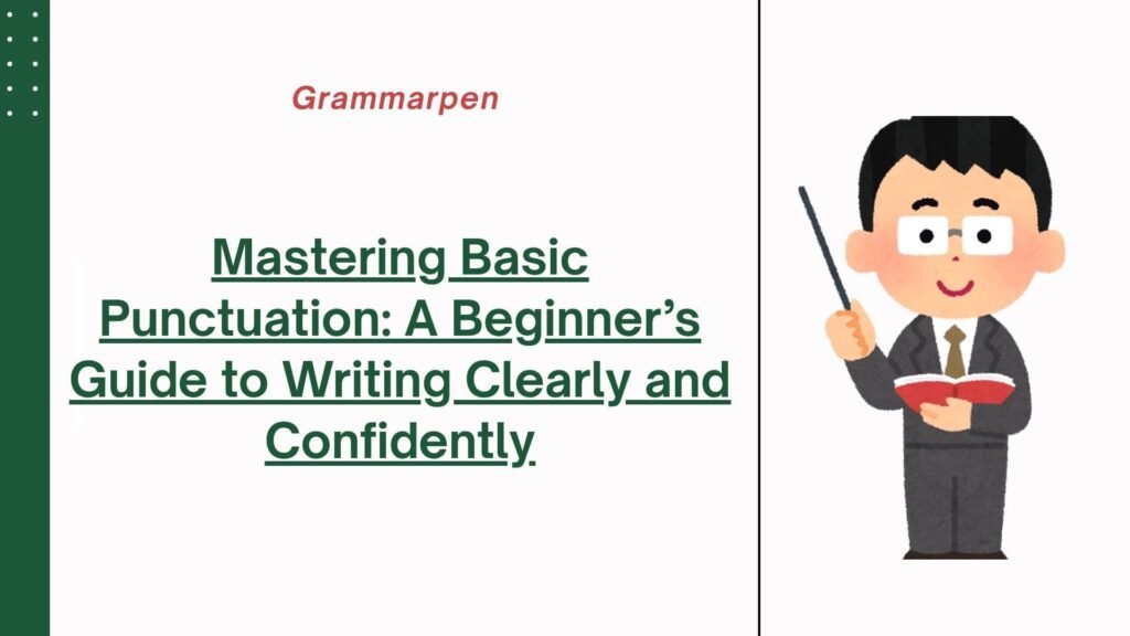 mastering basic punctuation