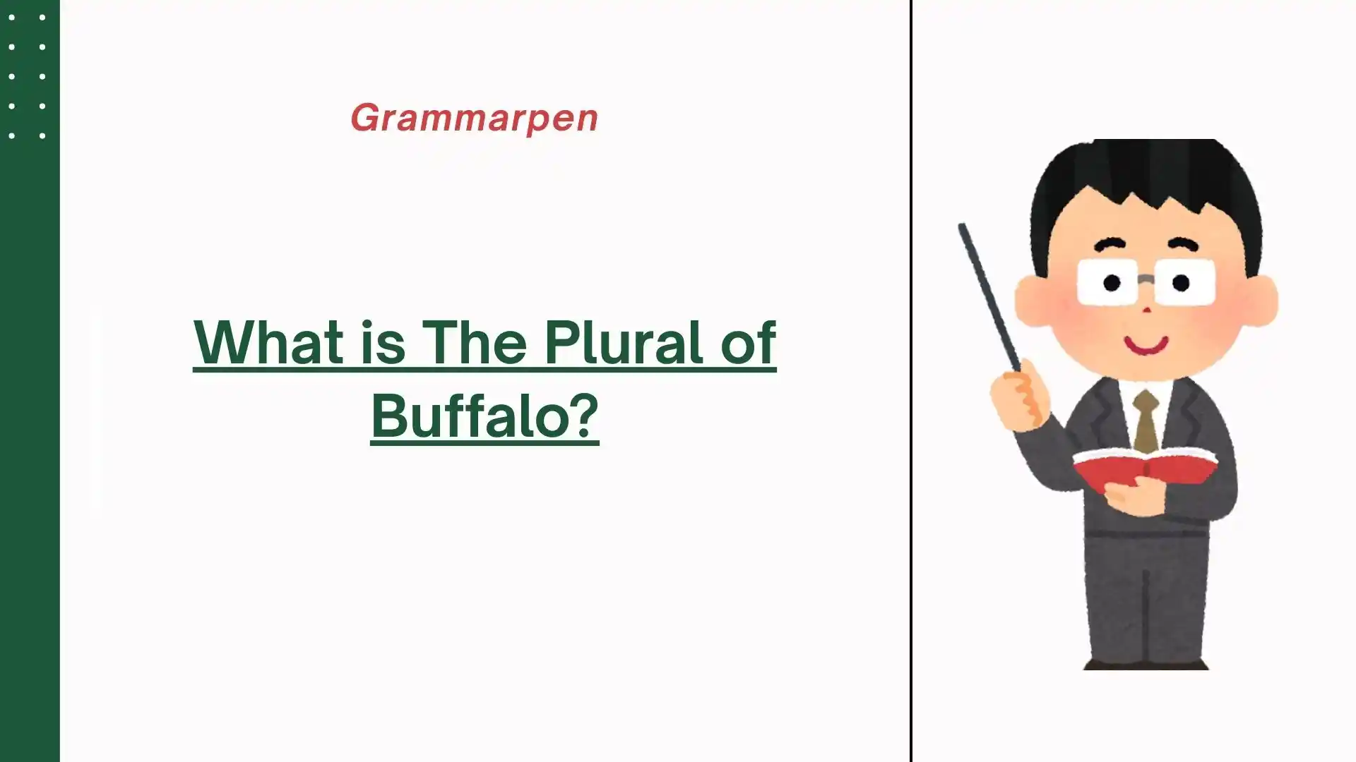 plural of buffalo